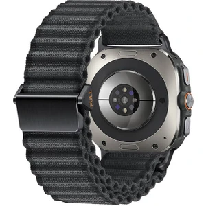 Samsung Galaxy Watch Ultra 47MM ile Uyumlu Kumaş Hasır Örgülü Kordon Kayış