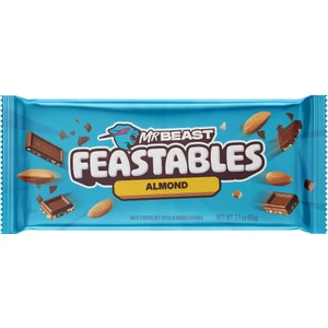 Mr Beast Almond Chocolate With Almond Chunks 60gr