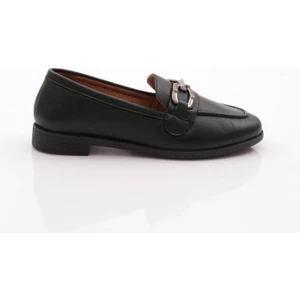 1851 Kadin Metal Aksesuarli Loafer Ayakkabi
