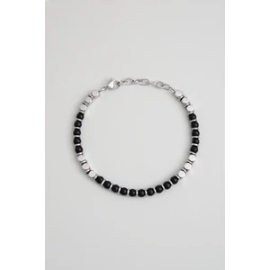 So CHIC Akik Taşlı 20 Cm Çelik Erkek Bileklik