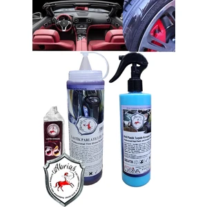 Vinil Plastik Torpido Koruyucu Ve Parlatıcı 400Ml - Lastik Jel Parlatıcı Biberon 750Ml