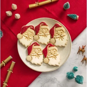 Noel Baba Yılbaşı Kurabiye Kalıbı ve Şeker Hamuru Kalıbı Santa Claus