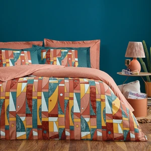 Fannie Ranforce Tek Kişilik Nevresim Takımı - Kiremit