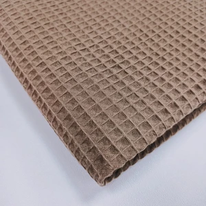 Kaf Kumaş Waffle Bornozluk Kumaş |  Pamuk | W-48 Kahverengi