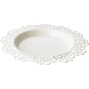 Skurar Metal Beyaz Mum Tabağı 18 cm 20239982