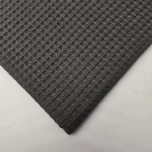 Kaf Kumaş Waffle Bornozluk Kumaş | %100 Pamuk | W-44 Grafit