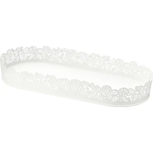 Samverka Metal Beyaz Mum Tabağı 35x15 cm 50388720