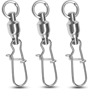 Üst Seviye 10 Adet 1 Numara,26-Mm, 18.-Kg (40 Lbs) ,çeker Paslanmaz Çelik Bilyeli Klipsli Fırdöndü,