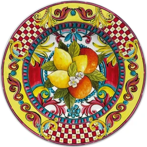 Baci Milano Sicily Yemek Tabağı Turuncu