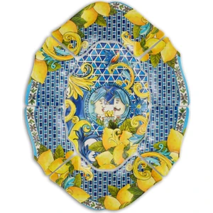 Baci Milano Sicily 7 Parça Meze Tabağı Mavi