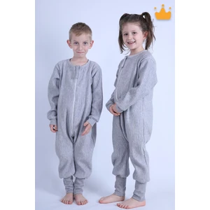 2-8 Yaş 1.5 Tog Kapitone Çocuk Uyku Tulumu Unisex Uzun Kollu Uyku Tulumu