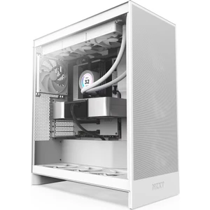 NZXT H7 Flow (2024) Beyaz Temperli Cam USB 3.2 ATX Mid Tower Kasa