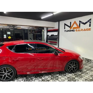 Seat Leon Cam Çıtası Krom 14 Parça Paslanmaz Çelik 5F 2013 Üzeri