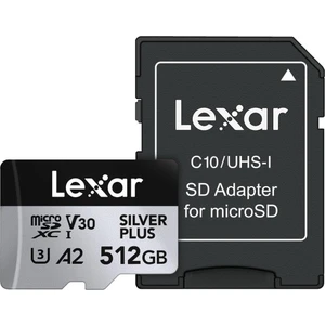 512GB Silver Plus 205MB 4K V30 Uhsı Micro Sd Hafıza Kartı