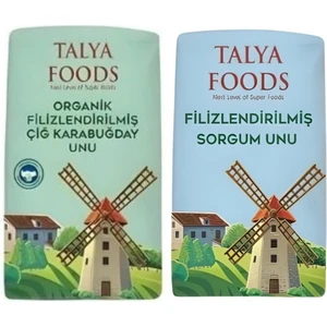 Efsane 2'li Glutensiz Çiğ Karabuğday Unu & Sorgum Unu 2x1 kg Avantaj Seti