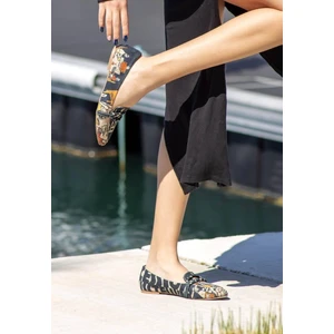 Kadın Vegan Deri Çok Renkli Babet - Supper Tasarım