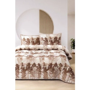 Comforter Yorgan Set Hera Bej Çift Kişilik 220x240 Cm