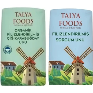 Glutensiz Organik Çiğ Karabuğday Unu & Glutensiz Sorgum Unu Süper Avantaj Seti 2x2 kg