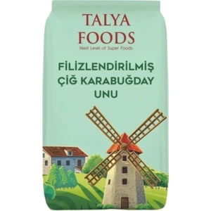 Talya Foods Glutensiz Filizlendirilmiş Çiğ Karabuğday Unu 1 kg