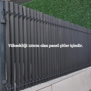 Renkli Evim Panel Tel Çit Kaplama  Pvc