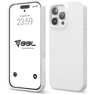 iPhone 16 Pro Max  Kılıf Ince Sıvı Silikon 3 Katmanlı Tam Kaplamalı Yumuşak Jel Kauçuk Kılıf Kapak Gümüş