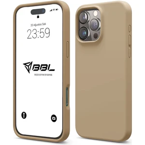 iPhone 16 Pro Kılıf Ince Sıvı Silikon 3 Katmanlı Tam Kaplamalı Yumuşak Jel Kauçuk Kılıf Kapak Gold