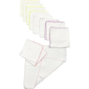 Büyük Boy Penye Bebek Ağız Mendili 10LU Pembe