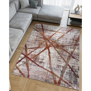 Renkli Butik Kadife Dokulu, Lastikli, Süngerli, Kaymaz, Yıkanabilir Modern Desenlerde Halı Örtüsü - 4 M2