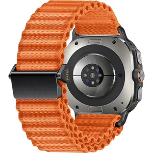 Samsung Galaxy Watch Ultra 47 mm Uyumlu Kumaş Kordon Naylon Hasır Örgü Kayış