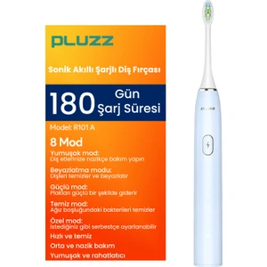 R101A Smart Sonik Şarjlı Diş Fırçası 180 Gün Şarj Süresi