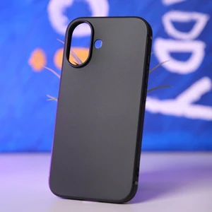 iPhone 16 Emax Siyah Silikon Kılıf