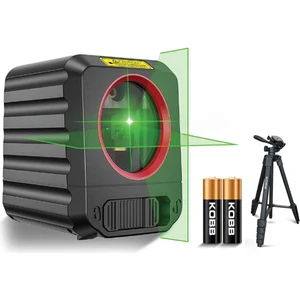 Kobb KBL90GTP 30 Metre Profesyonel Yatay ve Dikey Otomatik Hizalamalı Yeşil Çapraz Çizgi Lazer Distomat + Tripod
