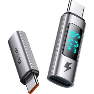 OT-5990 Lıghtnıng To Type-C 60W 3A Dönüştürücü Adaptör- Gri