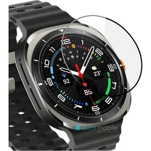 Samsung Galaxy Watch Ultra 47 mm Uyumlu Ekran Koruyucu 3D Tam Kapatan Kavisli Ppma Nano Cam