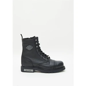 Harley Davidson Colmar Erkek Siyah Deri Bot