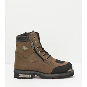 Harley Davidson Renshaw Erkek Gri Nubuk Bot