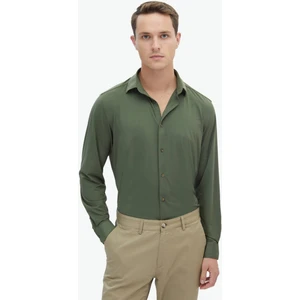 Haki Regular Fit Casual Gömlek