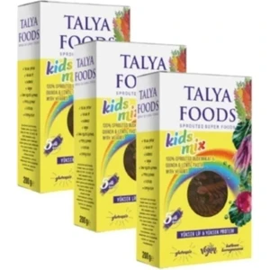 Talya Foods Karışık sebzeli  Mix Makarna Seti 3x200 gr