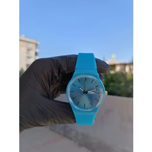 Silikon Kordon Takvimli Unisex Kol Saat