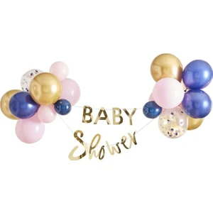 Ginger Ray - Baby Shower Yazısı ve Balon Dekorlar - Altın