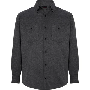 Erkek Çift Cep Kışlık Kaşmir Gömlek