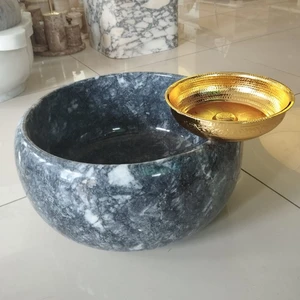 Sipahi Marble Uludağ Siyah Modern Kurna