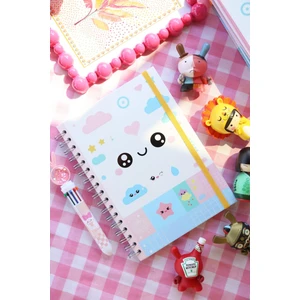 Victoria's Journals Sert Kapak Spiralli Defter 17X24 cm 90 Gram Kağıt 192 Sayfa Noktalı