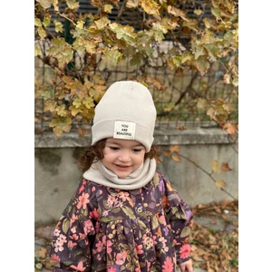 Anna Sofie  (1-5 Yaş) Çocuk Ribanalı %100 Pamuk Bere Boyunluk