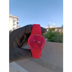 Silikon Kordon Takvimli Unisex Kol Saat