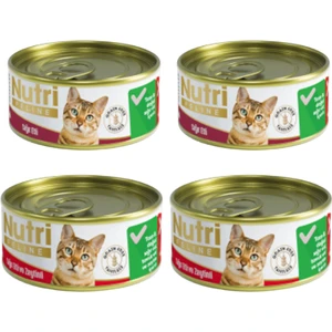 Nutri Feline Yaş Kedi Maması 4 x 85 gr