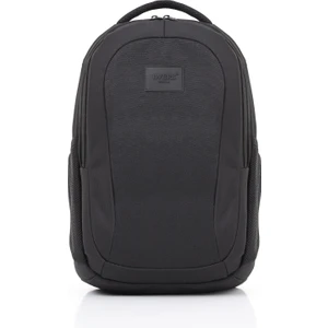 Unisex Siyah 2 Bölmeli Laptop Bölmeli Günlük Sırt Çantası