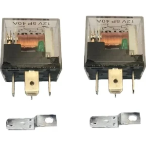 (Iki Adet) Mini Role 12V, 5 Uçlu, 40 A, Far, Korna, Fan, Lpg Rolesi (Inwells 011010)
