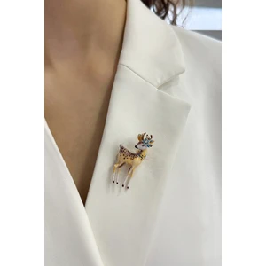 Mineli Ceylan Broş (Ölçü:4cm)