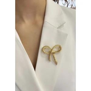 Tırtıklı Fiyonk broş (En:5cm Boy:5cm)